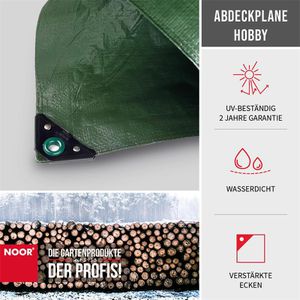 Produktbild für Abdeckplane NOOR Hobby, grün