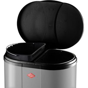 Produktbild für Mülleimer Wesco Sammler 170, silber