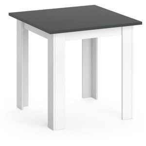 Esstisch Vicco Karlos, 18002, anthrazit / weiß