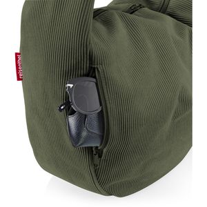 Produktbild für Umhängetasche Reisenthel Moonbag, Polyester, cord dark matcha