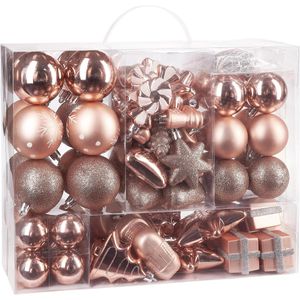 Weihnachtskugeln BRUBAKER 807704, rosegold