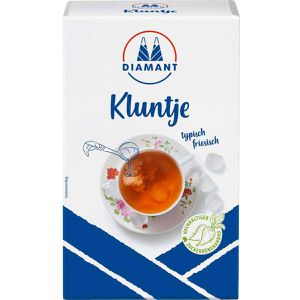 Zucker Diamant weißer Kluntje