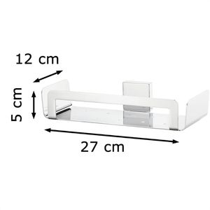 Produktbild für Duschablage Tesa Deluxxe 40412, verchromt