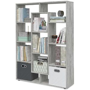 Produktbild für Bücherregal Vicco 80402, grau