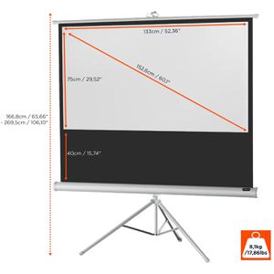 Produktbild für Beamer-Leinwand Celexon Economy White Edition