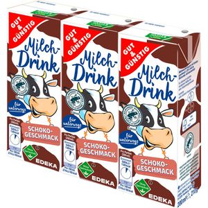 Produktbild für Milchdrink Gut&amp;Günstig Schoko, im Trinkpäckchen