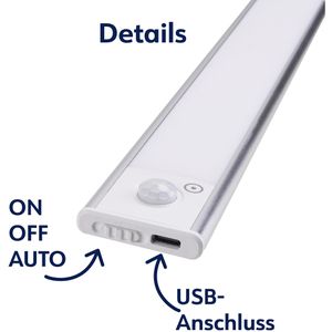 Produktbild für LED-Unterbauleuchte Müller-Licht Acculine 40, USB