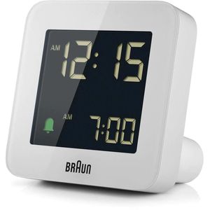 Wecker Braun BC09W DCF weiß, digital
