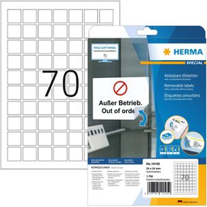 Universaletiketten Herma 10105, weiß
