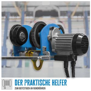 Produktbild für Laufkatze Güde GLK 1000, 1717, mit Fernbedienung