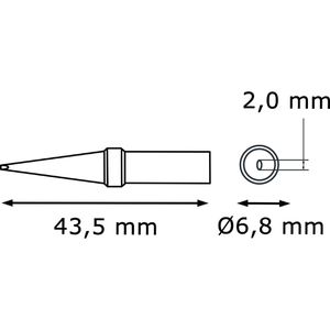Produktbild für Lötspitze Weller 4ETL-1