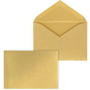 Produktbild für Briefumschläge ÖKI 60207, gold/silber glänzend, Mini