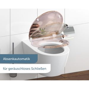 Produktbild für WC-Sitz Schütte Stone Pyramid 82380, oval, aus Duroplast