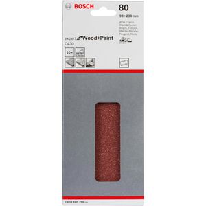 Produktbild für Schleifpapier Bosch C430 Wood and Paint, Körnung 80