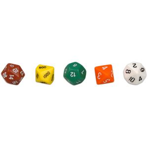 Produktbild für Würfel Betzold 82054, Würfelkoffer, bunt, Set