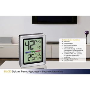 Produktbild für Thermo-Hygrometer TFA 30.5047.54, Exacto, digital