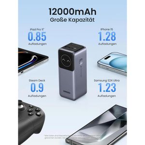 Produktbild für Powerbank UGREEN Nexode, 12000mAh