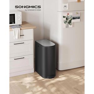 Produktbild für Mülleimer Songmics LTB570B02, tintenschwarz