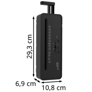 Produktbild für Aktenvernichter Genie 260 S Plus, 12526, schwarz