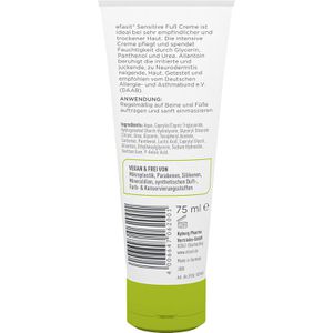 Produktbild für Fußcreme efasit Sensitive, feuchtigkeitsspendend
