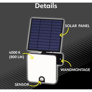 Produktbild für LED-Außenstrahler Müller-Licht Solata Sensor, IP44 wasserfest