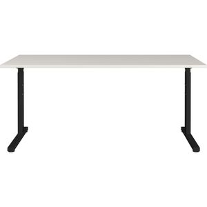 Produktbild für Schreibtisch Germania Profi 3.0, 4253-581, lichtgrau / schwarz