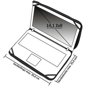 Produktbild für Laptophülle Pedea Sleeve Trend, 66060151, bis 14,1 Zoll
