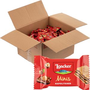 Waffeln Loacker Minis Napolitaner, Waffelschnitte