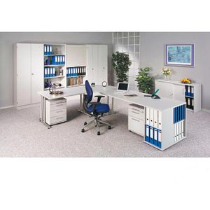 Produktbild für Anbautisch Hammerbacher LA 60, lichtgrau