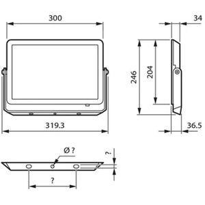 Produktbild für LED-Außenstrahler Philips BVP008, IP65 wasserdicht