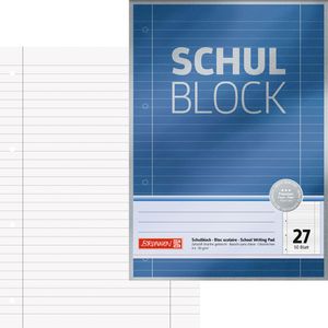Briefblock Brunnen 1052627 Schulblock Premium, A4