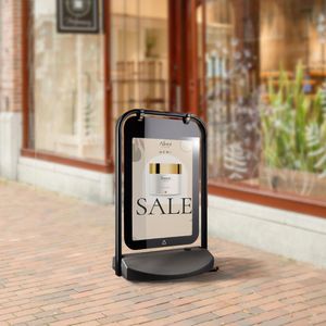Produktbild für Kundenstopper Sprintis Swing-Stop, DIN A2