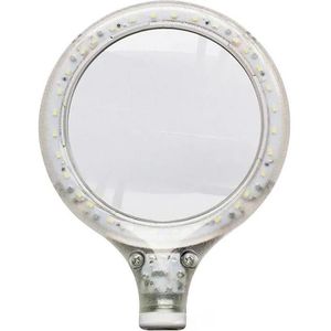 Produktbild für Lupenleuchte Lumeno 6805, schwarz, 100 mm Glaslinse, LED