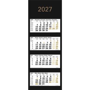 Produktbild für 4-Monatskalender Güss-Verlag 50400, Black Edition, Jahr 2027