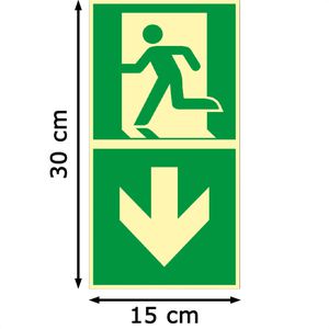 Produktbild für Hinweisschild Abtec ISO 7010 E001+E005 Kunststoff
