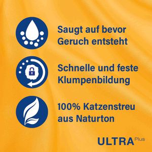 Produktbild für Katzenstreu Catsan ULTRA Plus Klumpstreu, aus Ton