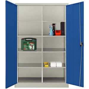 Werkzeugschrank Mauser MKSTM12/5/19E1, aus Metall, grau / blau