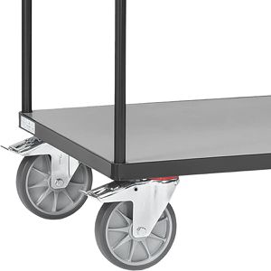 Produktbild für Tischwagen Fetra 2401-7016 Grey Edition, aus Metall &amp; Holz