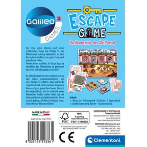 Produktbild für Kartenspiel Galileo 59336 Escape Game