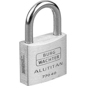 Produktbild für Vorhängeschloss Burg-Wächter Alutitan 77040SB 40mm