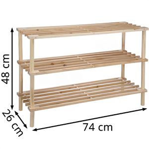 Produktbild für Schuhregal Böttcher-AG 90012, aus Holz