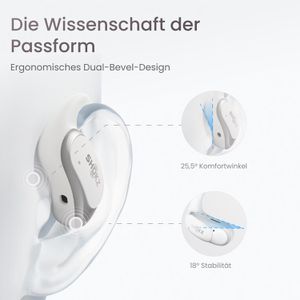Produktbild für Kopfhörer Shokz OpenFit Air, weiß