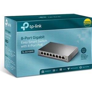 Produktbild für Switch TP-Link TL-SG108PE, managed