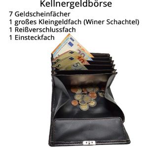 Produktbild für Kellner-Geldbörse Marco-Amrini Set, schwarz