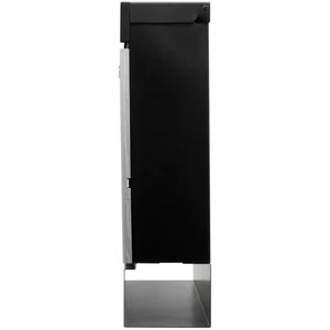 Produktbild für Briefkasten Burg-Wächter Seattle 6848 B+S, silber/schwarz