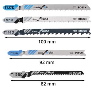 Produktbild für Stichsägeblätter Bosch T-Schaft 2609256746, Set