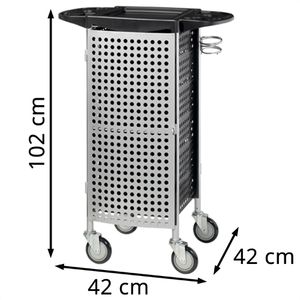 Produktbild für Friseurwagen Comair Stapelboy Profi, schwarz