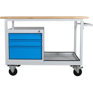 Produktbild für Werkbank ADB Eko, 41923, blau, mit Rollen
