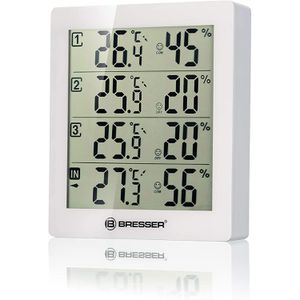 Produktbild für Thermo-Hygrometer Bresser Temeo Hygro Quadro Funk, digital