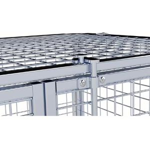 Produktbild für Rollbehälter HMH mit Tür &amp; Boden Nutzhöhe 1575mm